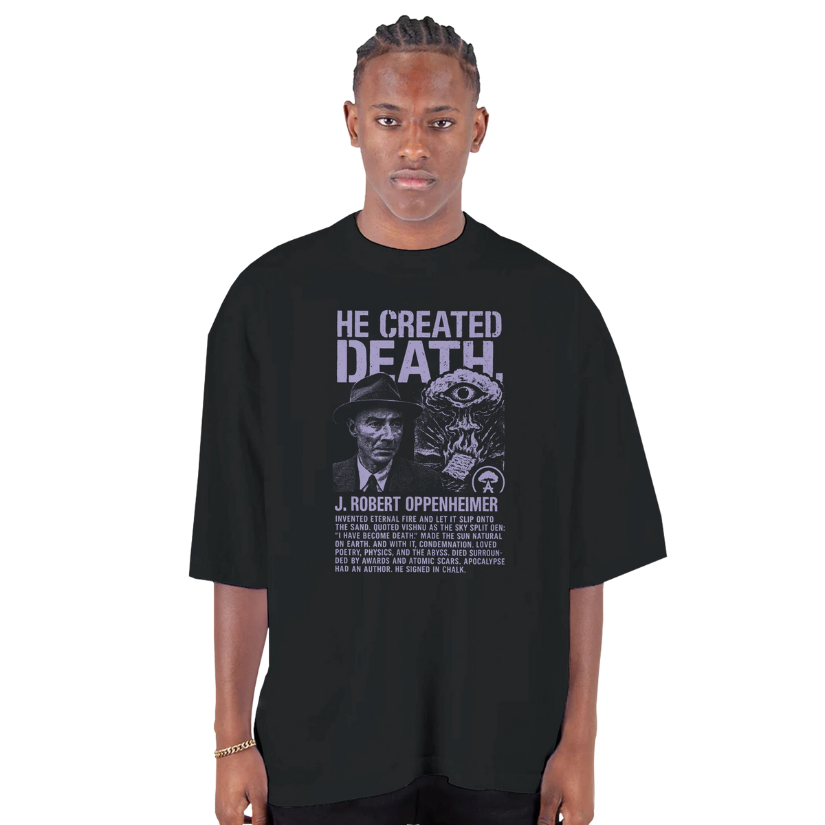 Hijo del Umbral — Camiseta Oversized de Hombro Caído