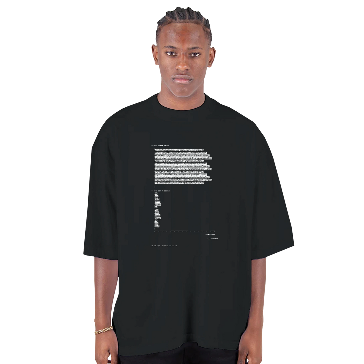 払うべきだったもの — ドロップショルダー・オーバーサイズTシャツ