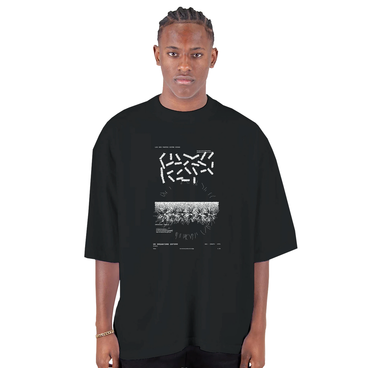BCG · A Vaccine Put Into the Bladder — Oversized Drop-Shoulder T-Shirt