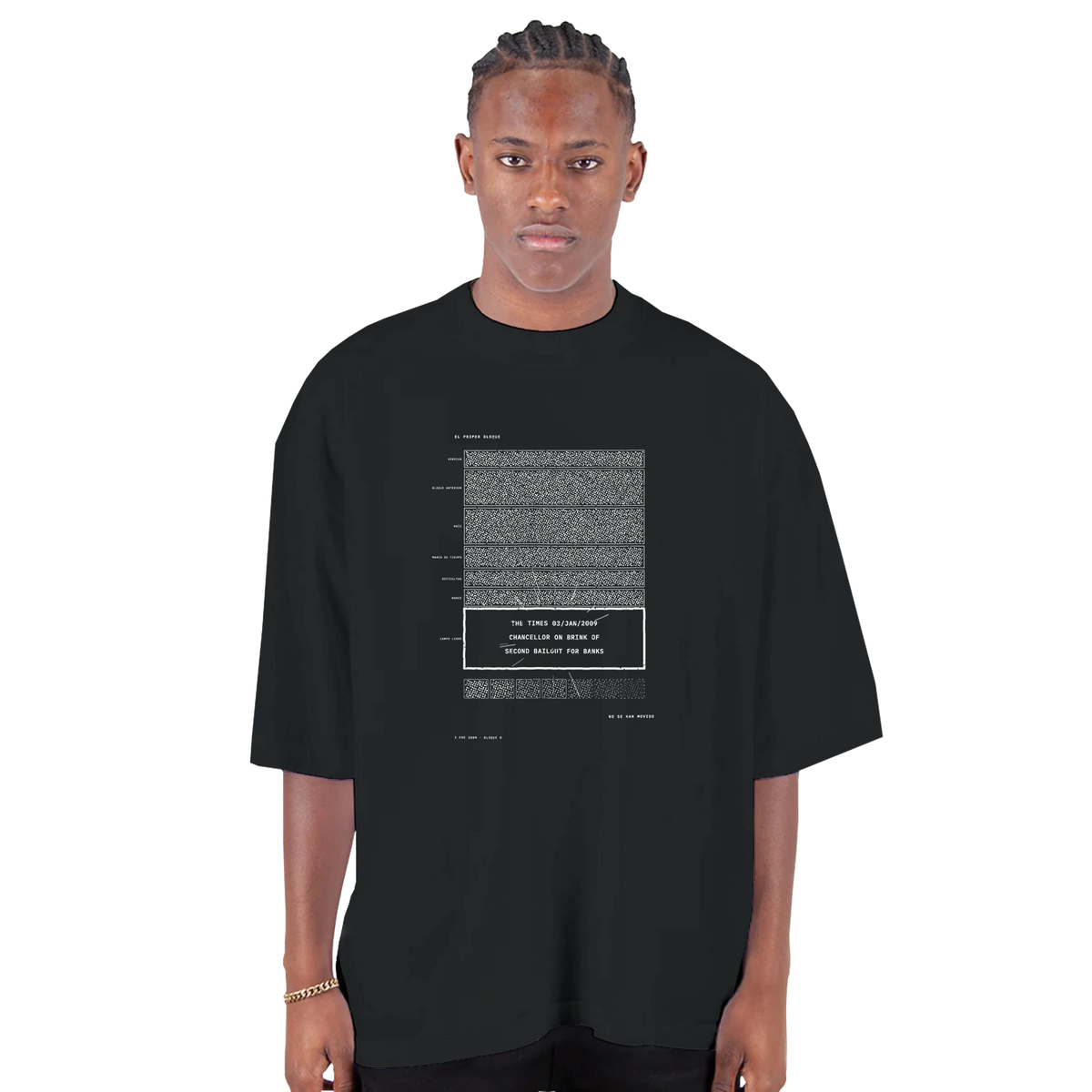 最初の区塊 — ドロップショルダー・オーバーサイズTシャツ