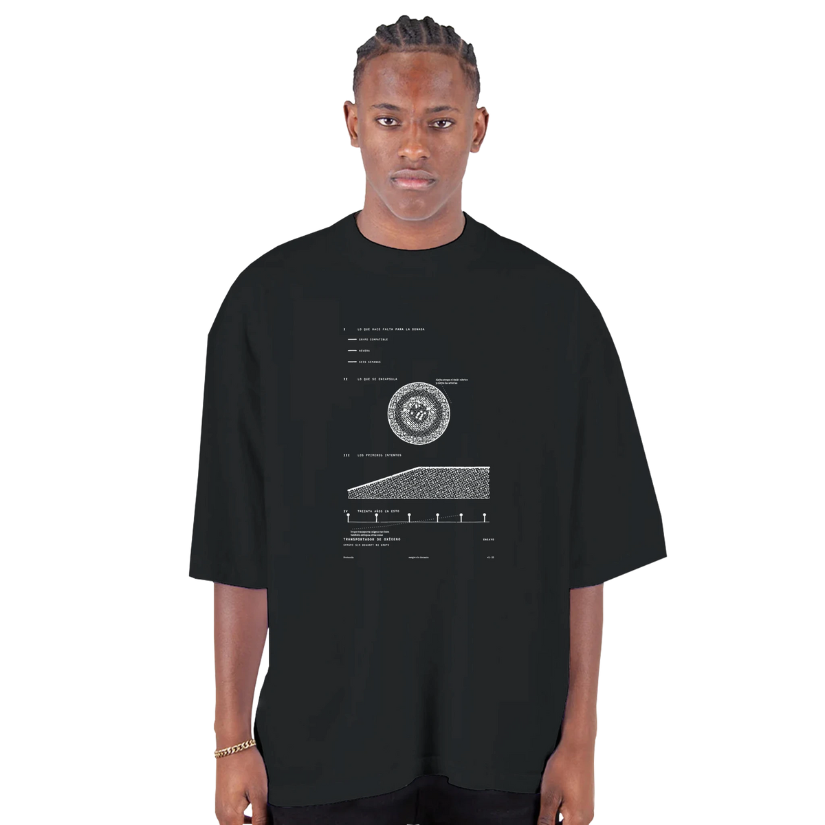 OXYGEN CARRIERS · Blood Without a Donor — Oversized Drop-Shoulder T-Shirt