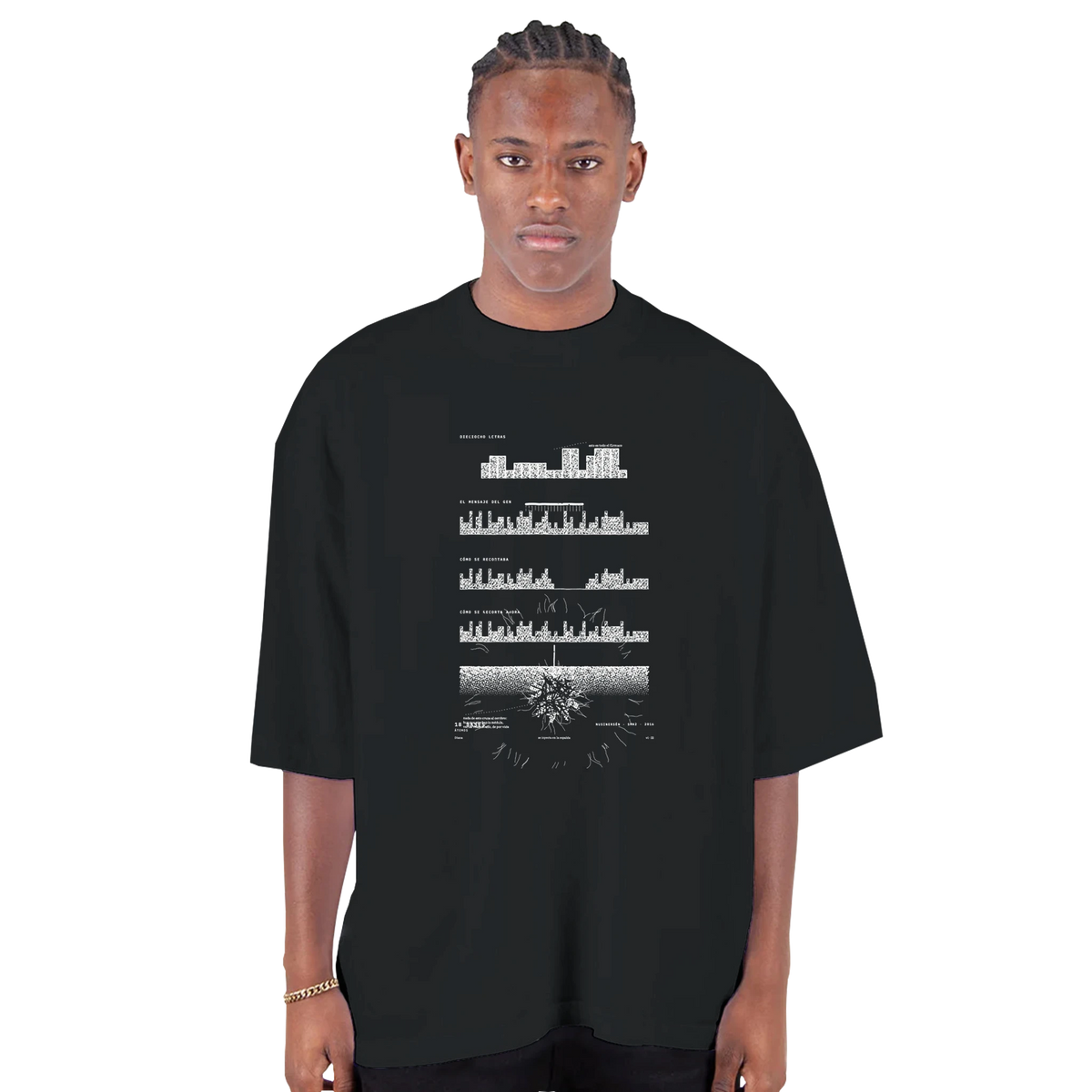 ヌシネルセン · 背中に打つ — ドロップショルダー・オーバーサイズTシャツ
