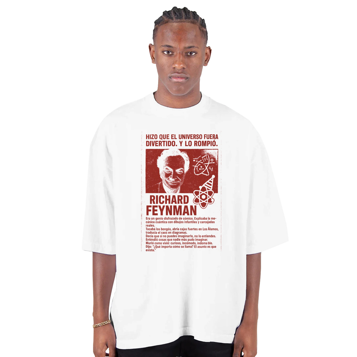 El Juglar de la Entropía — Camiseta Oversized de Hombro Caído