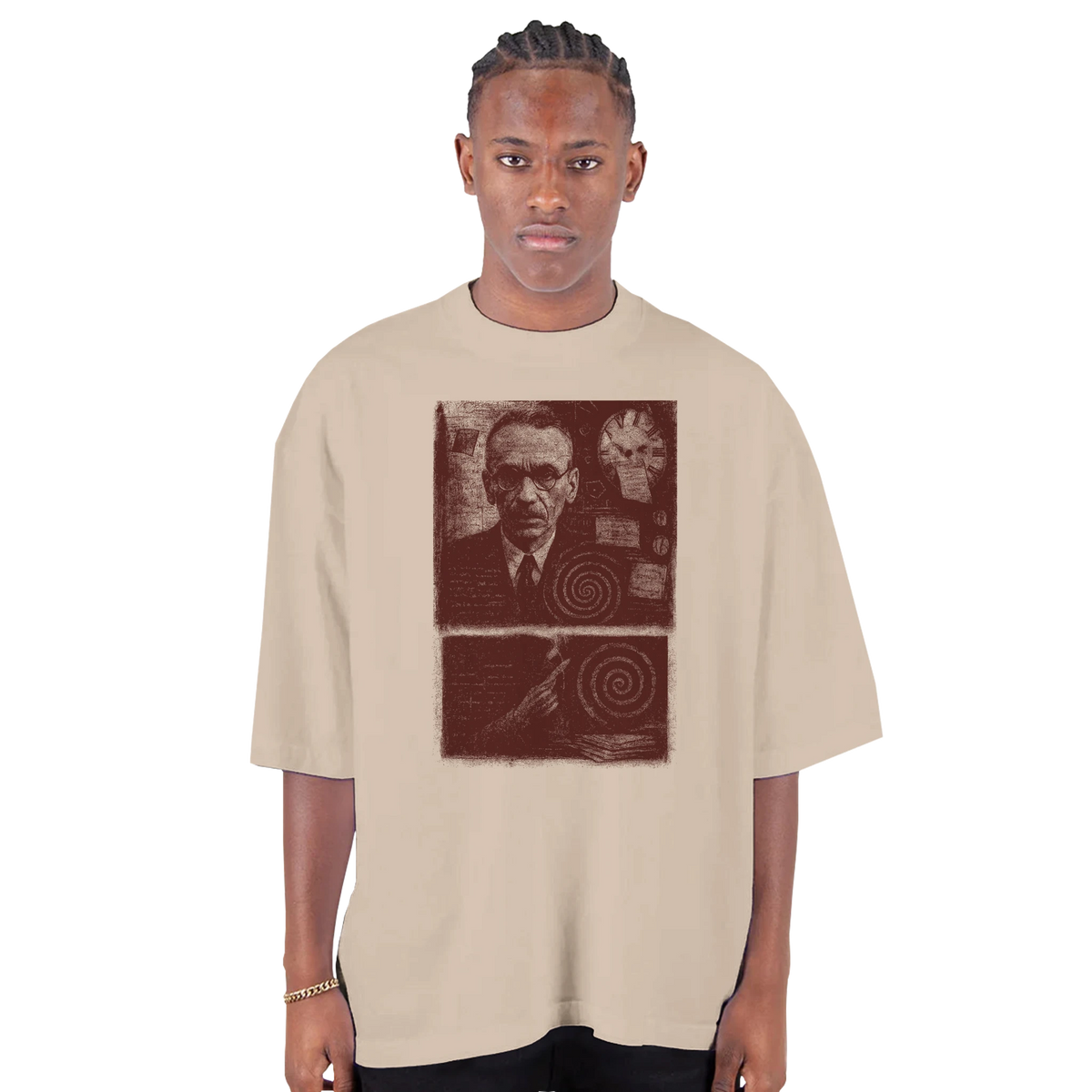 Logic of the Void — Oversized Drop-Shoulder T-Shirt