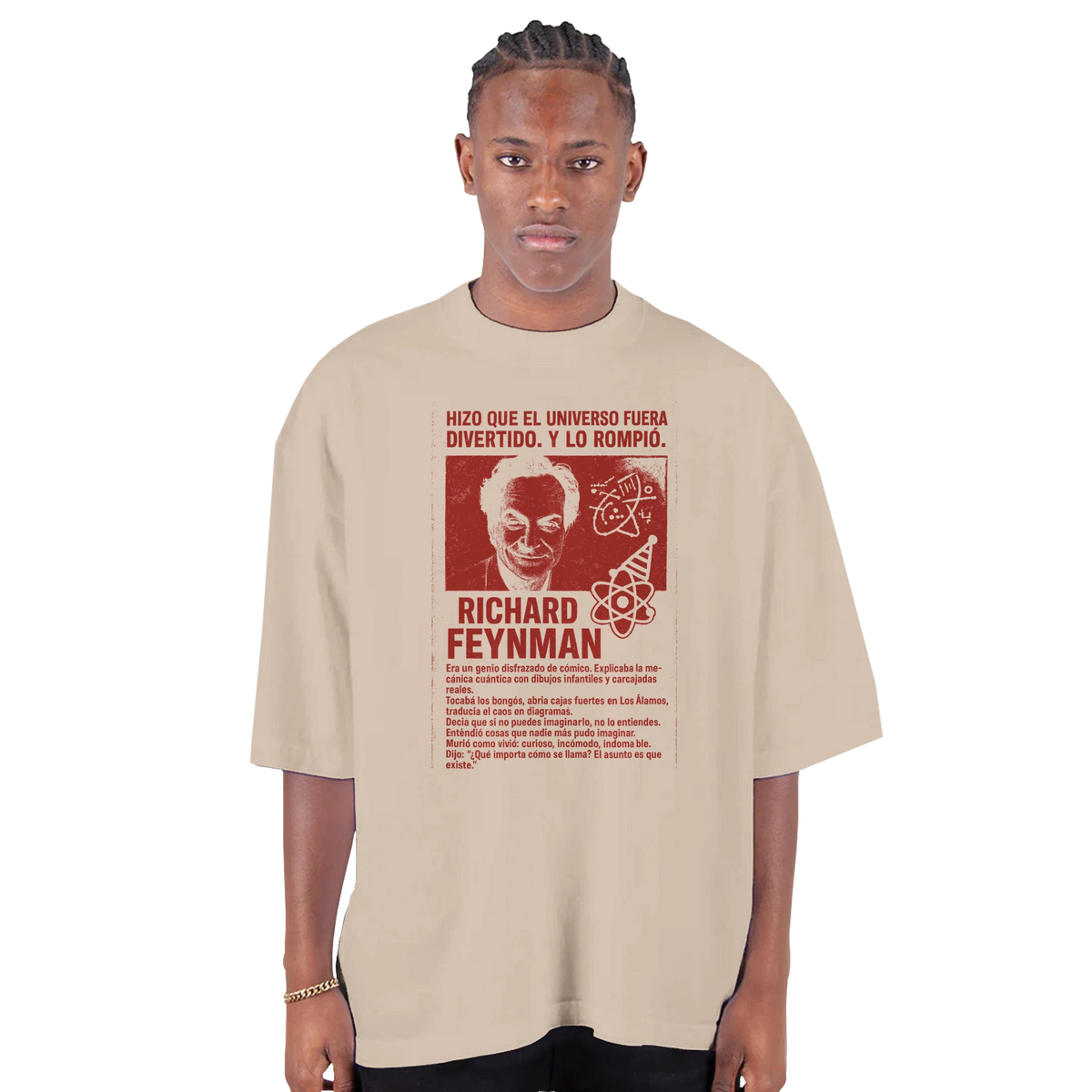 El Juglar de la Entropía — Camiseta Oversized de Hombro Caído