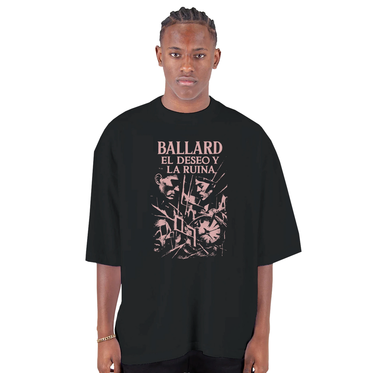 El Deseo y la Ruina — Camiseta Oversized de Hombro Caído