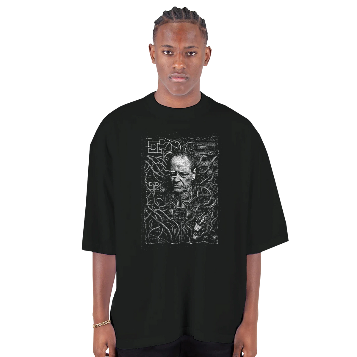 喰われた符号 — ドロップショルダー・オーバーサイズTシャツ