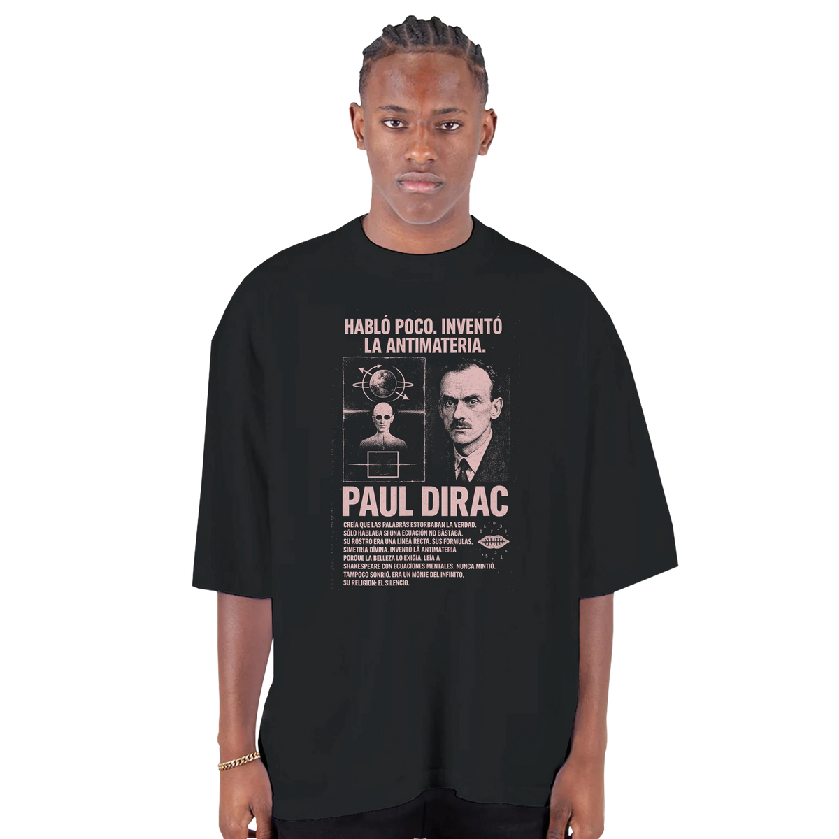 素粒子の苦行者 — ドロップショルダー・オーバーサイズTシャツ