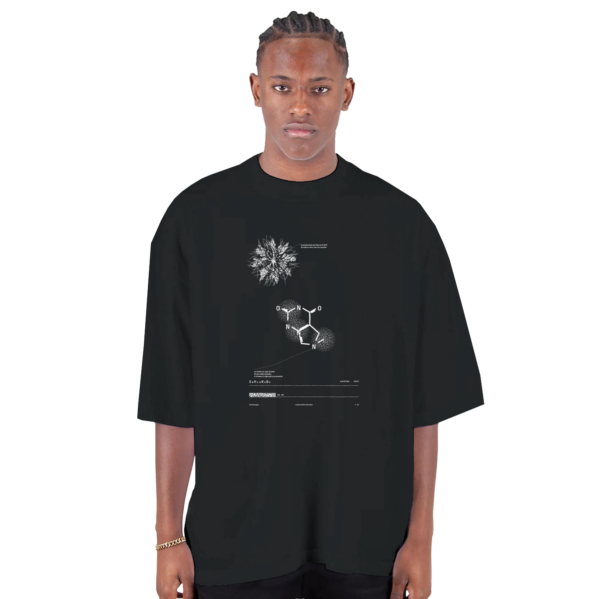 カフェイン · 万人の向精神薬 — ドロップショルダー・オーバーサイズTシャツ