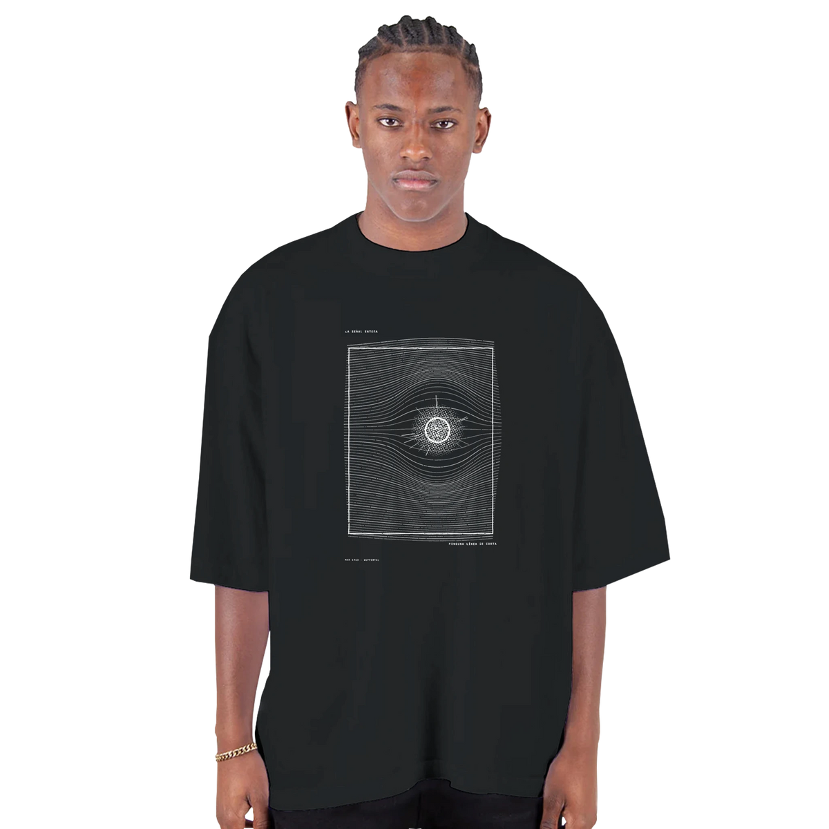 La Señal Entera — Camiseta Oversized de Hombro Caído