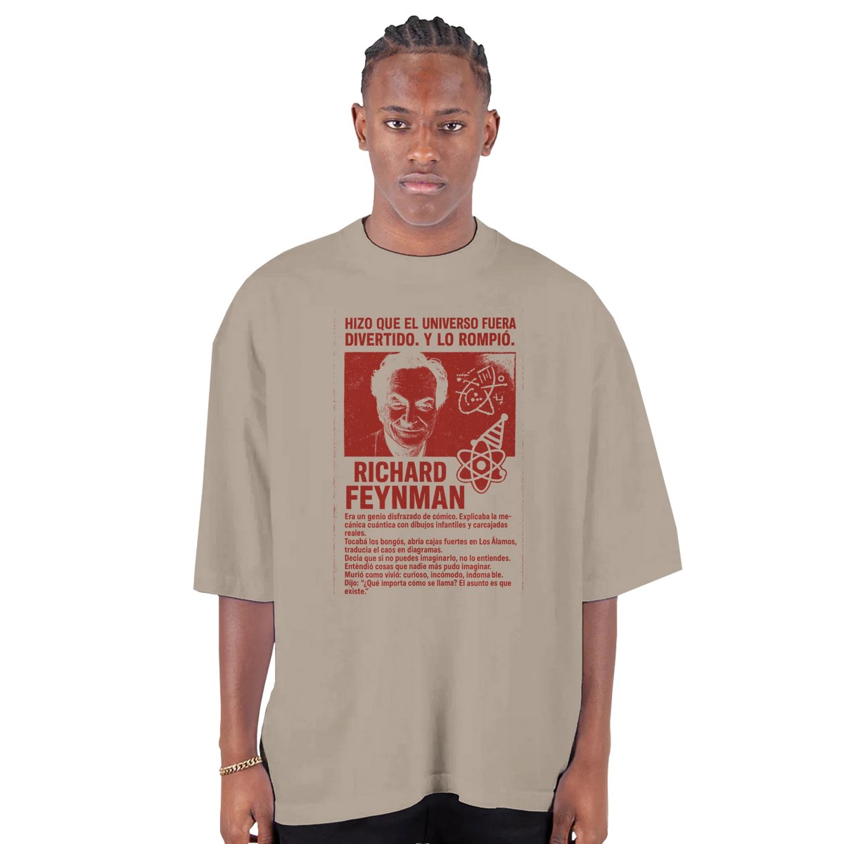 El Juglar de la Entropía — Camiseta Oversized de Hombro Caído