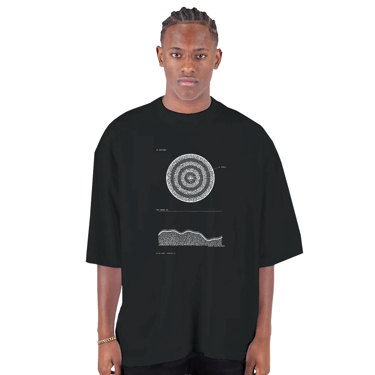 The Cross-Section — Oversized Drop-Shoulder T-Shirt