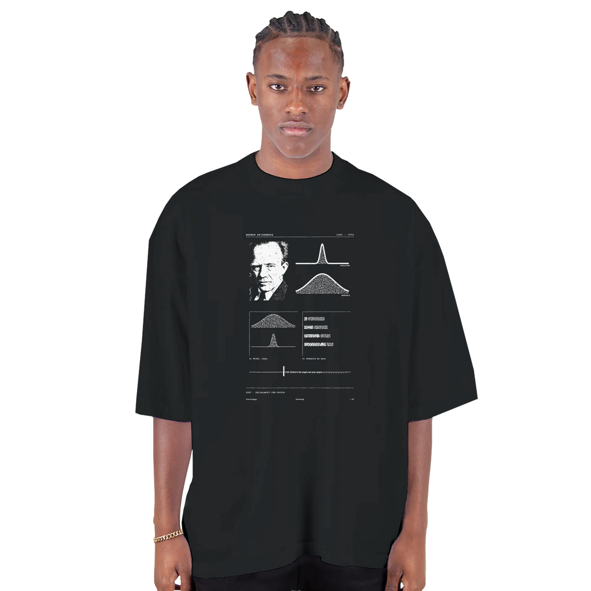 HEISENBERG · El Producto que no Baja — Camiseta Oversized de Hombro Caído