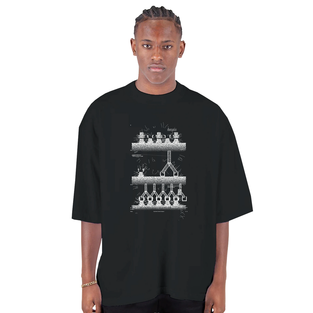RITUXIMAB · The First Against Cancer — Oversized Drop-Shoulder T-Shirt
