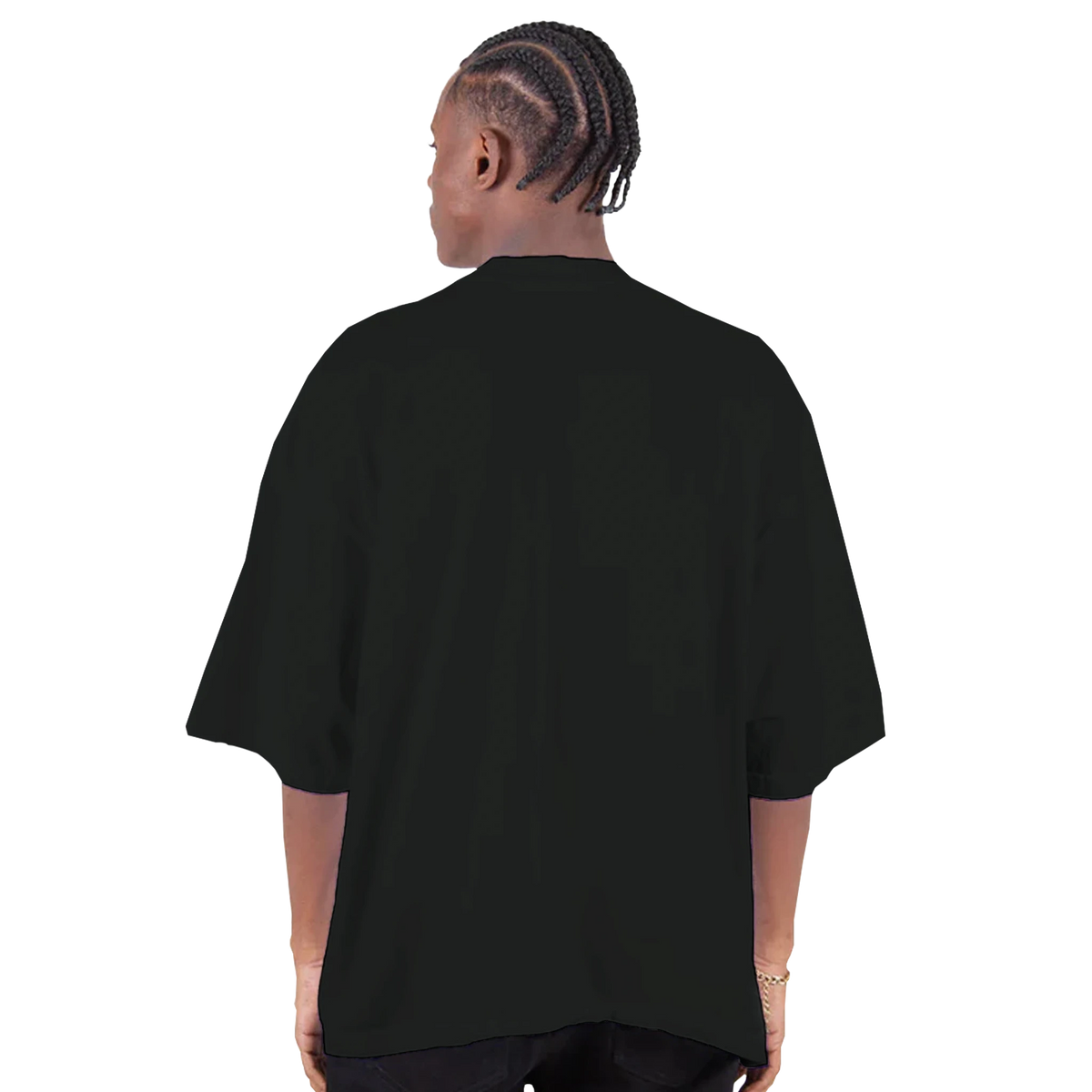 Deidad Fracturada — Camiseta Oversized de Hombro Caído