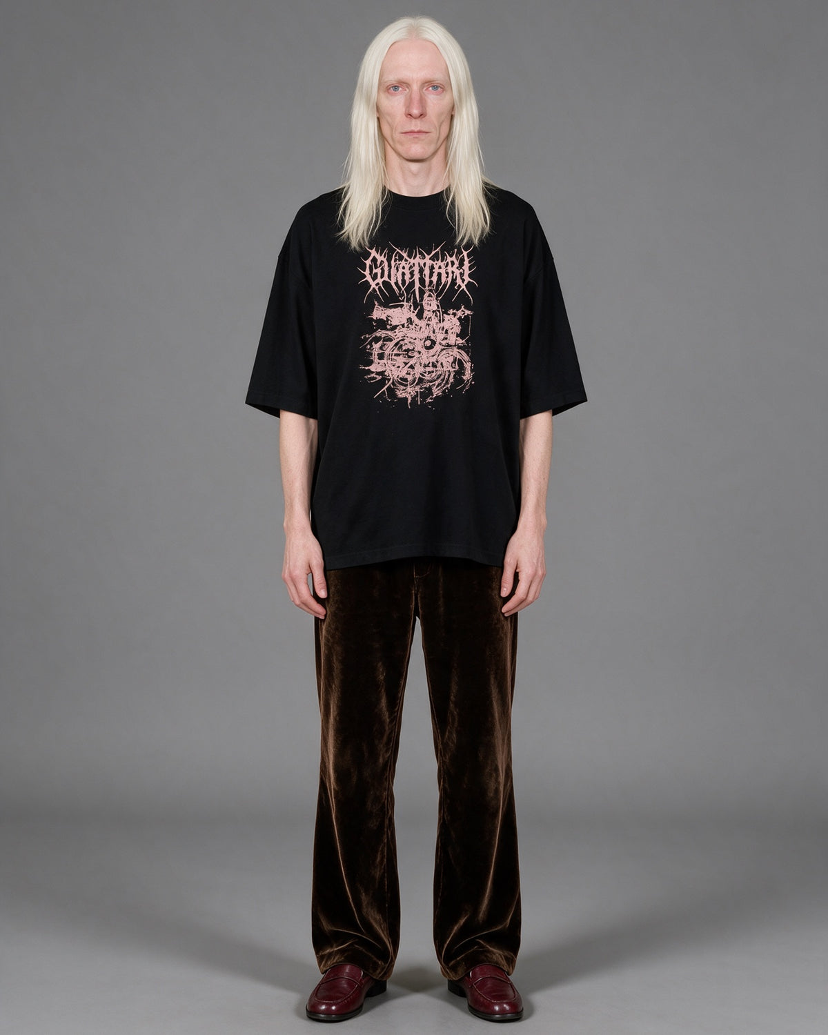 Deseo Mecánico — Camiseta Oversized de Hombro Caído