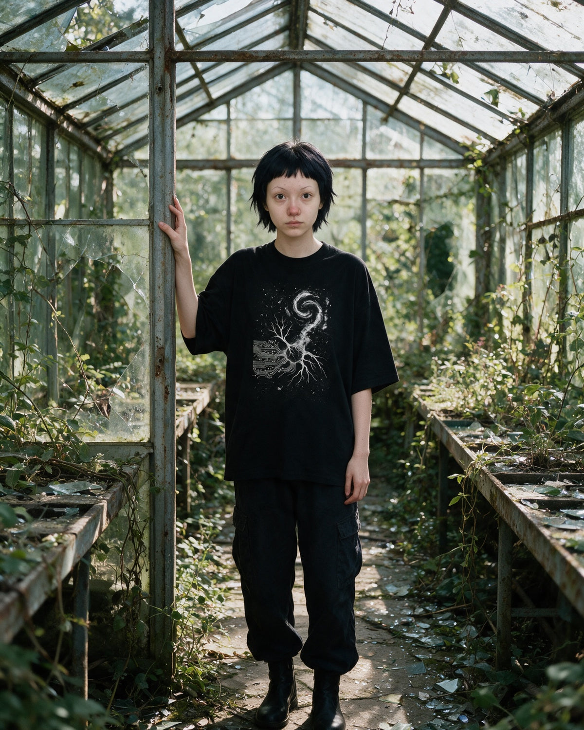 Total Irreversibility — Oversized Drop-Shoulder T-Shirt