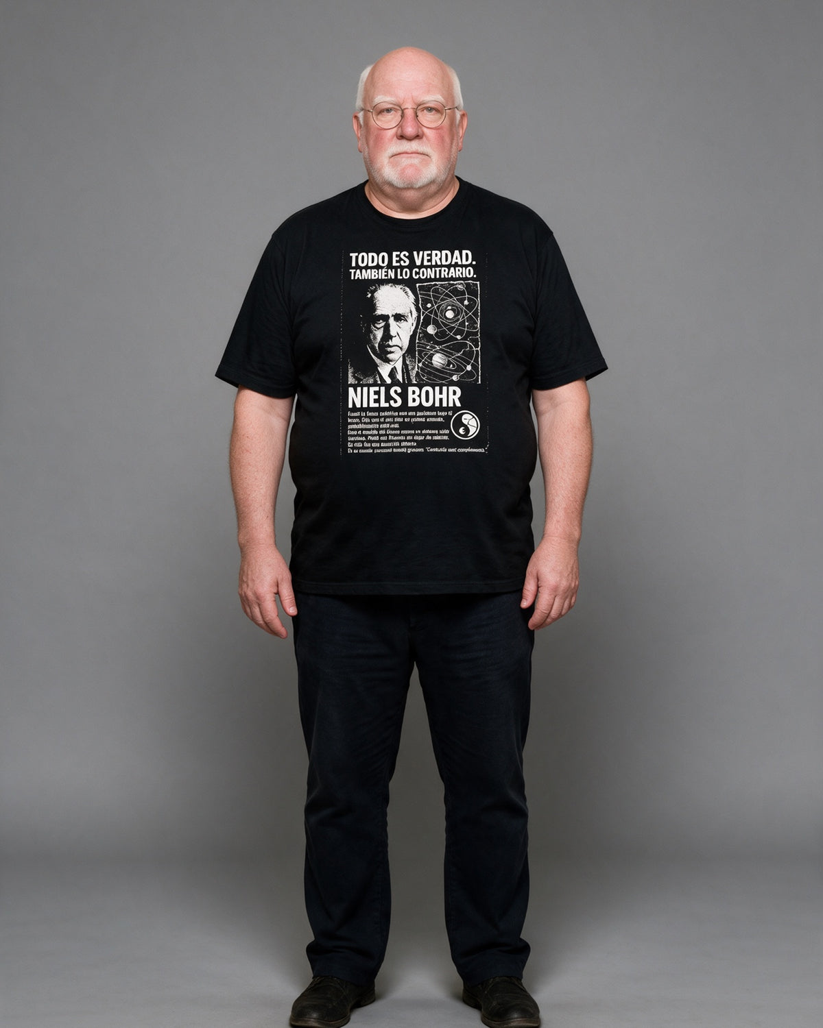 Deidad Fracturada — Camiseta Oversized de Hombro Caído