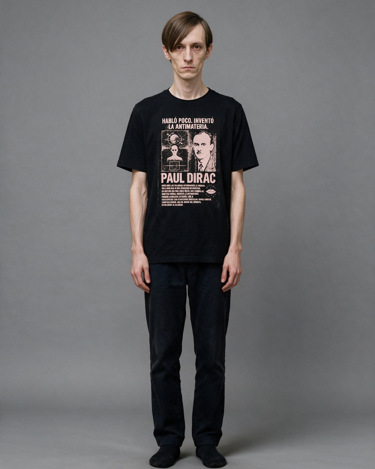 素粒子の苦行者 — ドロップショルダー・オーバーサイズTシャツ
