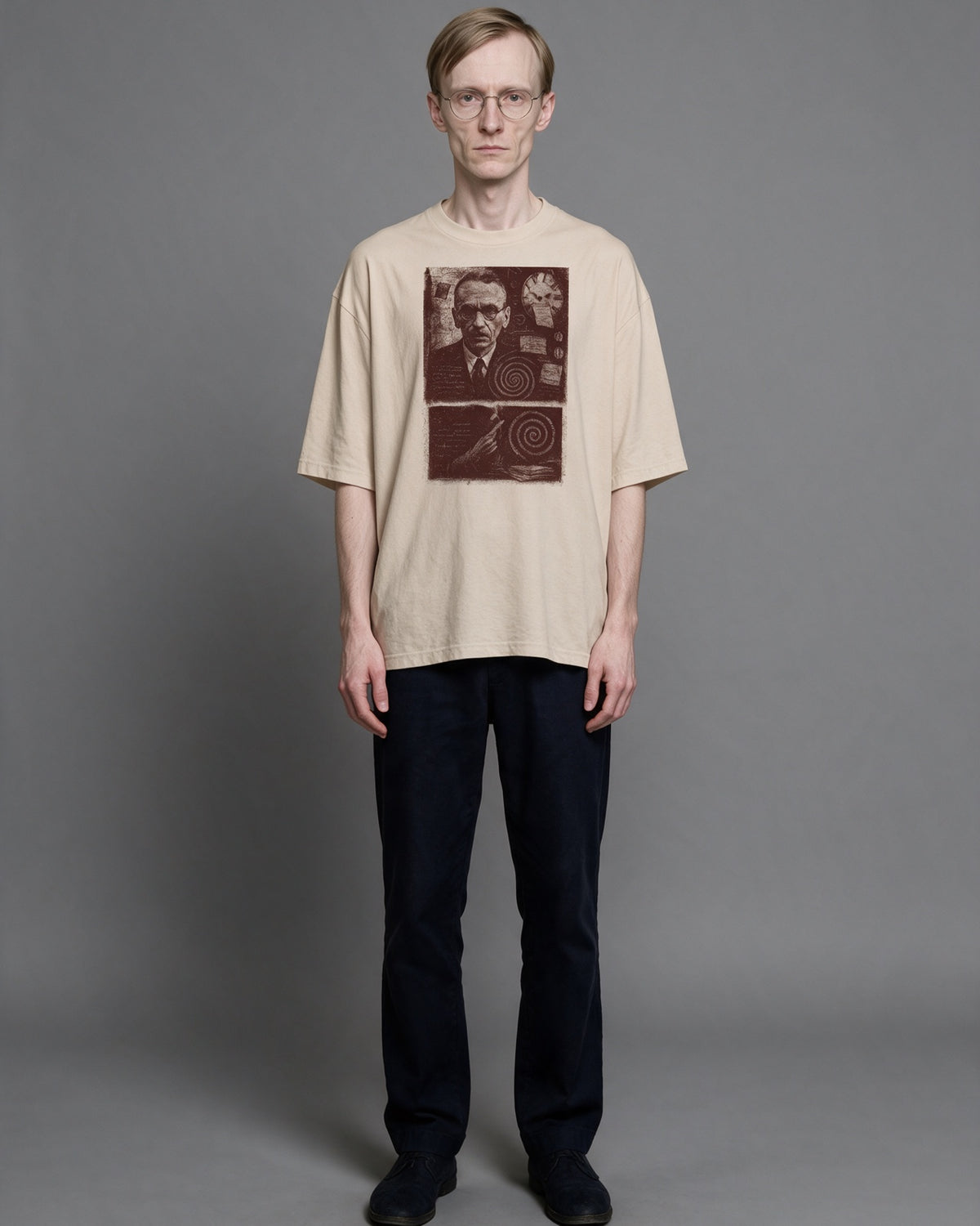 Logic of the Void — Oversized Drop-Shoulder T-Shirt
