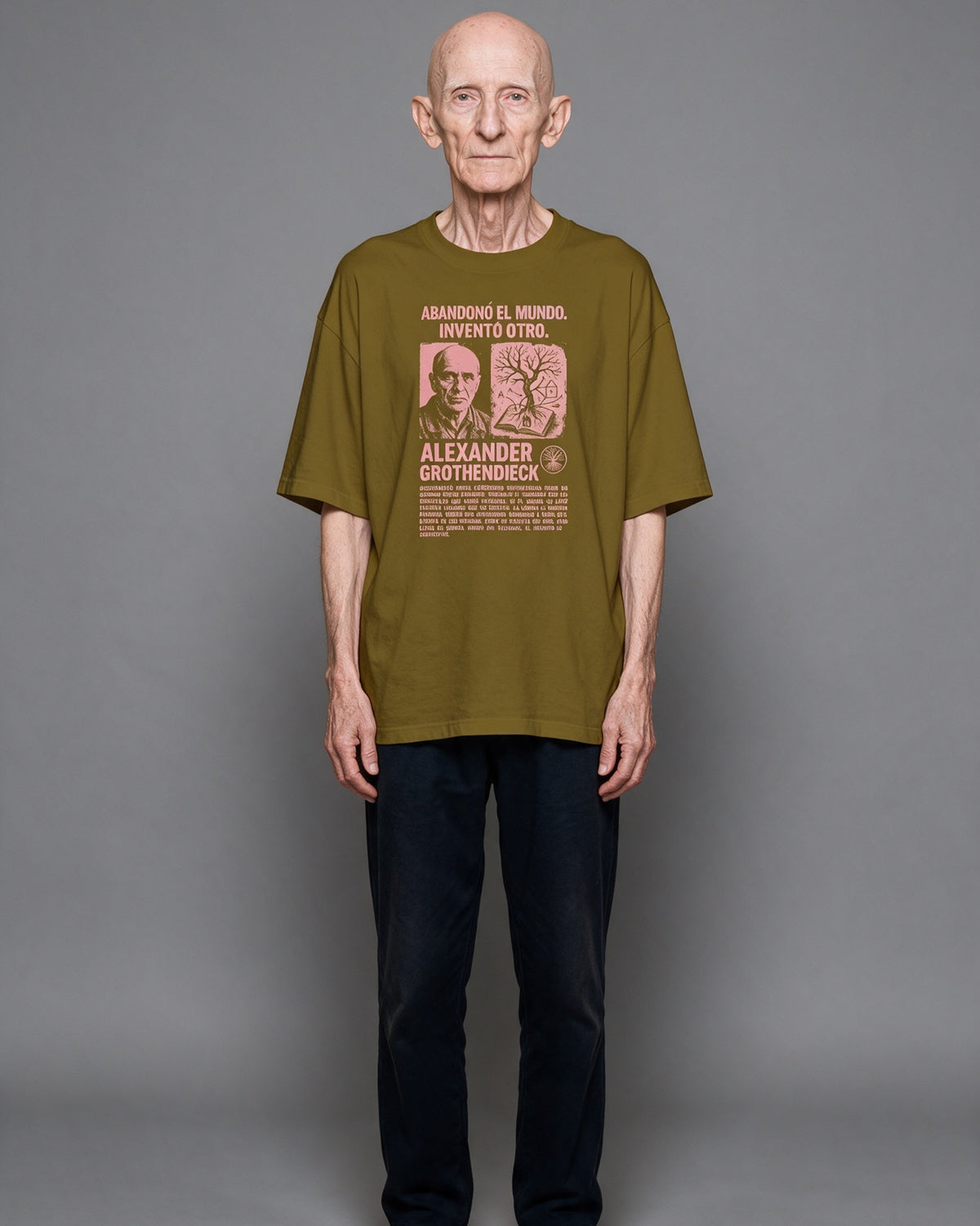 Abdicación del Infinito — Camiseta Oversized de Hombro Caído