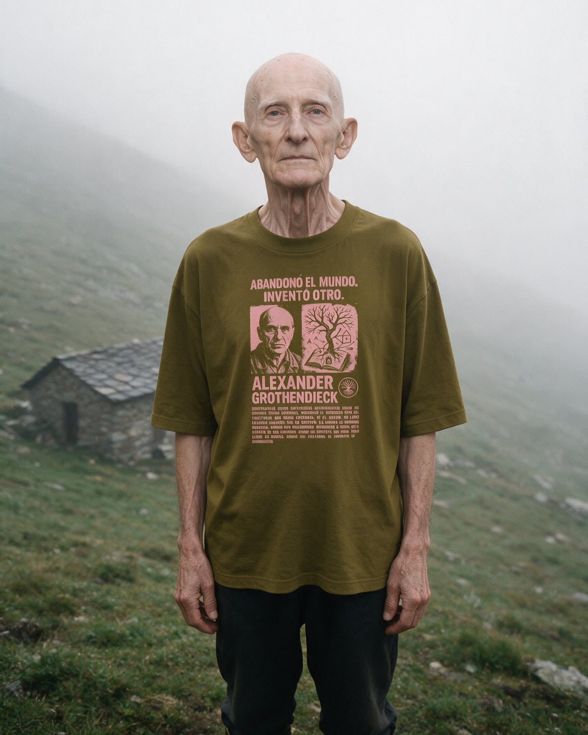Abdicación del Infinito — Camiseta Oversized de Hombro Caído