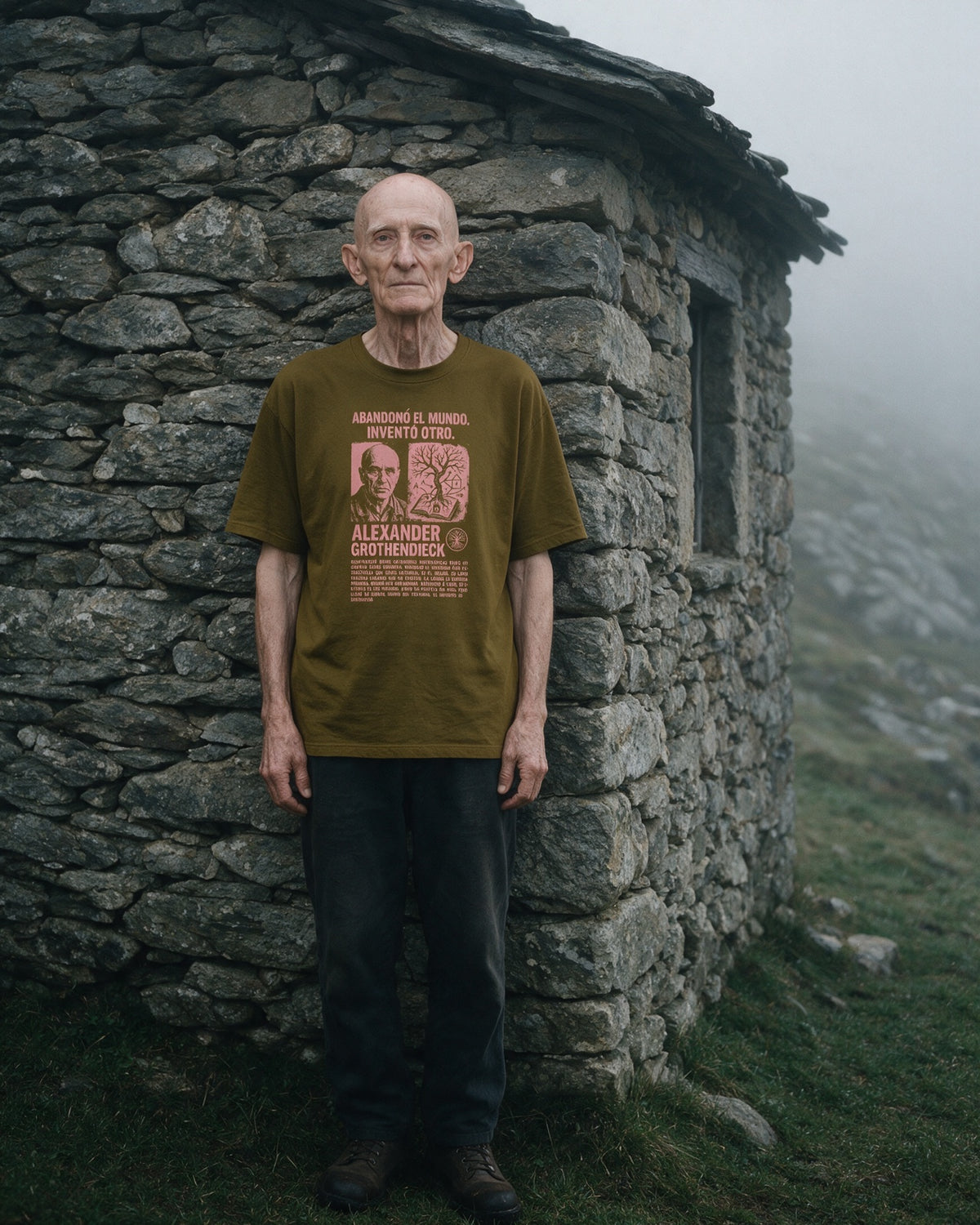 Abdicación del Infinito — Camiseta Oversized de Hombro Caído