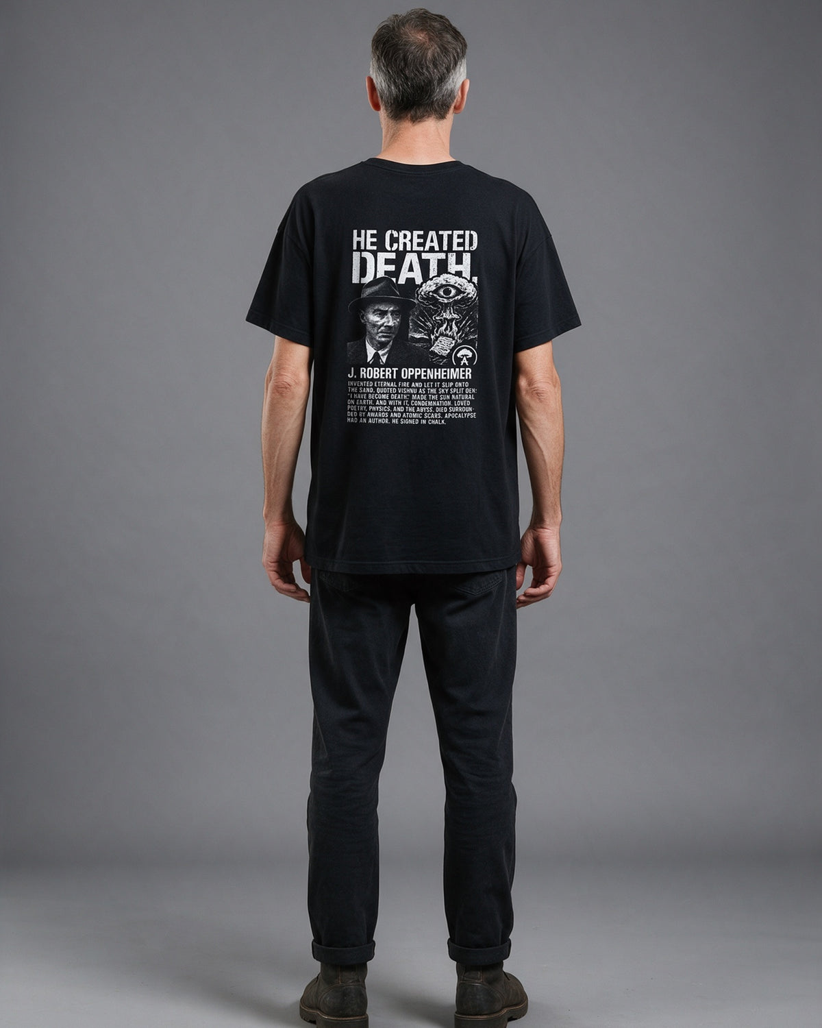 Hijo del Umbral — Camiseta Oversized de Hombro Caído