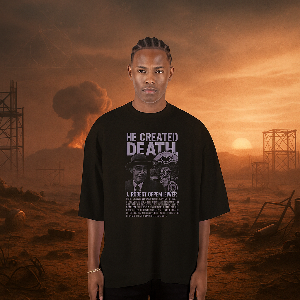 Hijo del Umbral — Camiseta Oversized de Hombro Caído