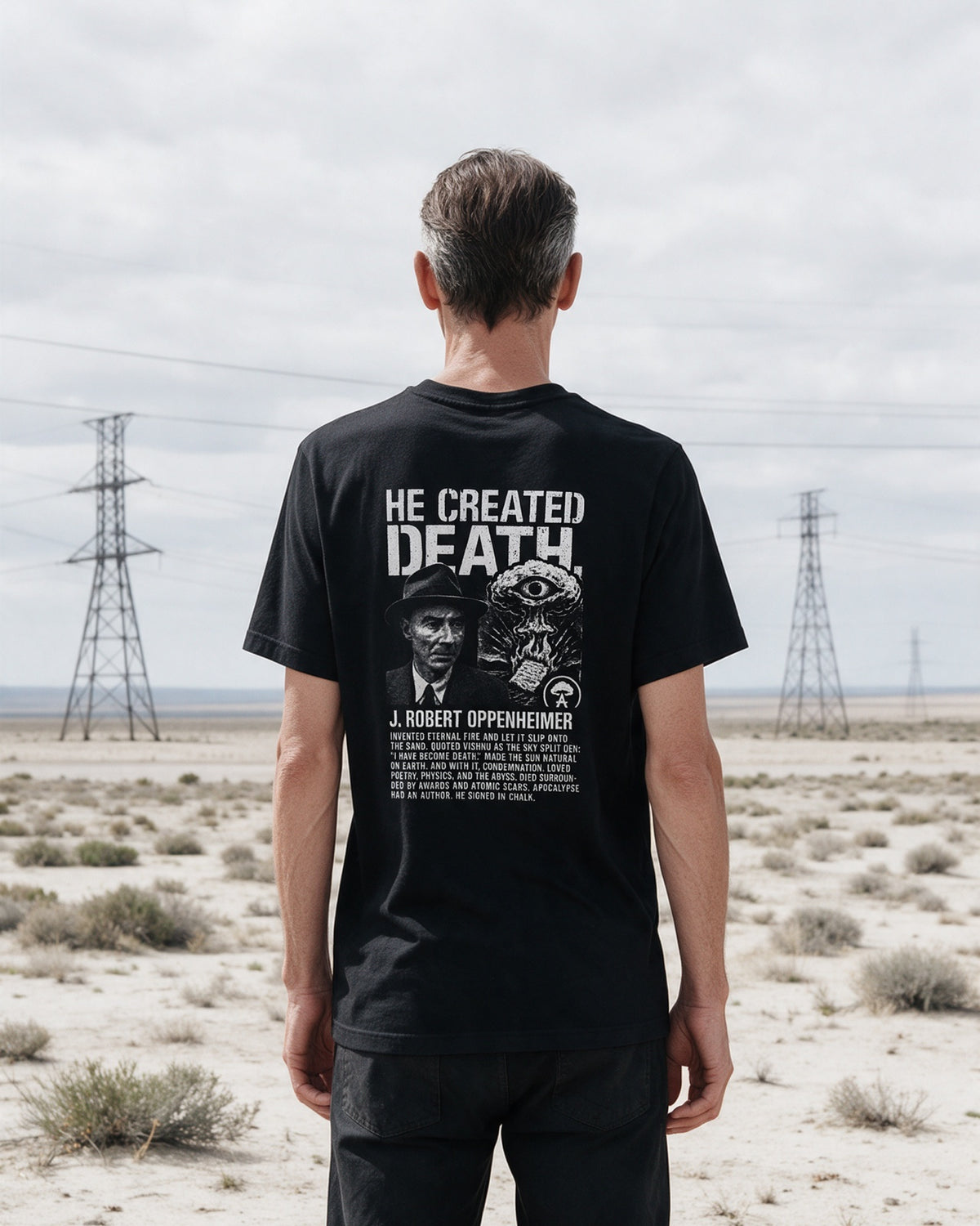 Hijo del Umbral — Camiseta Oversized de Hombro Caído