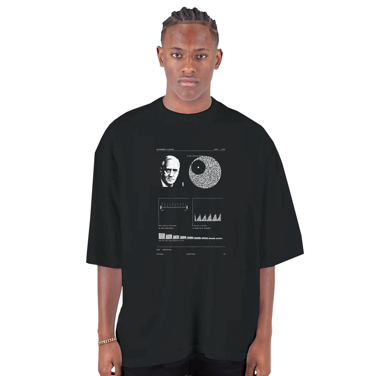 FLEMING · Thirteen Years Late — Oversized Drop-Shoulder T-Shirt