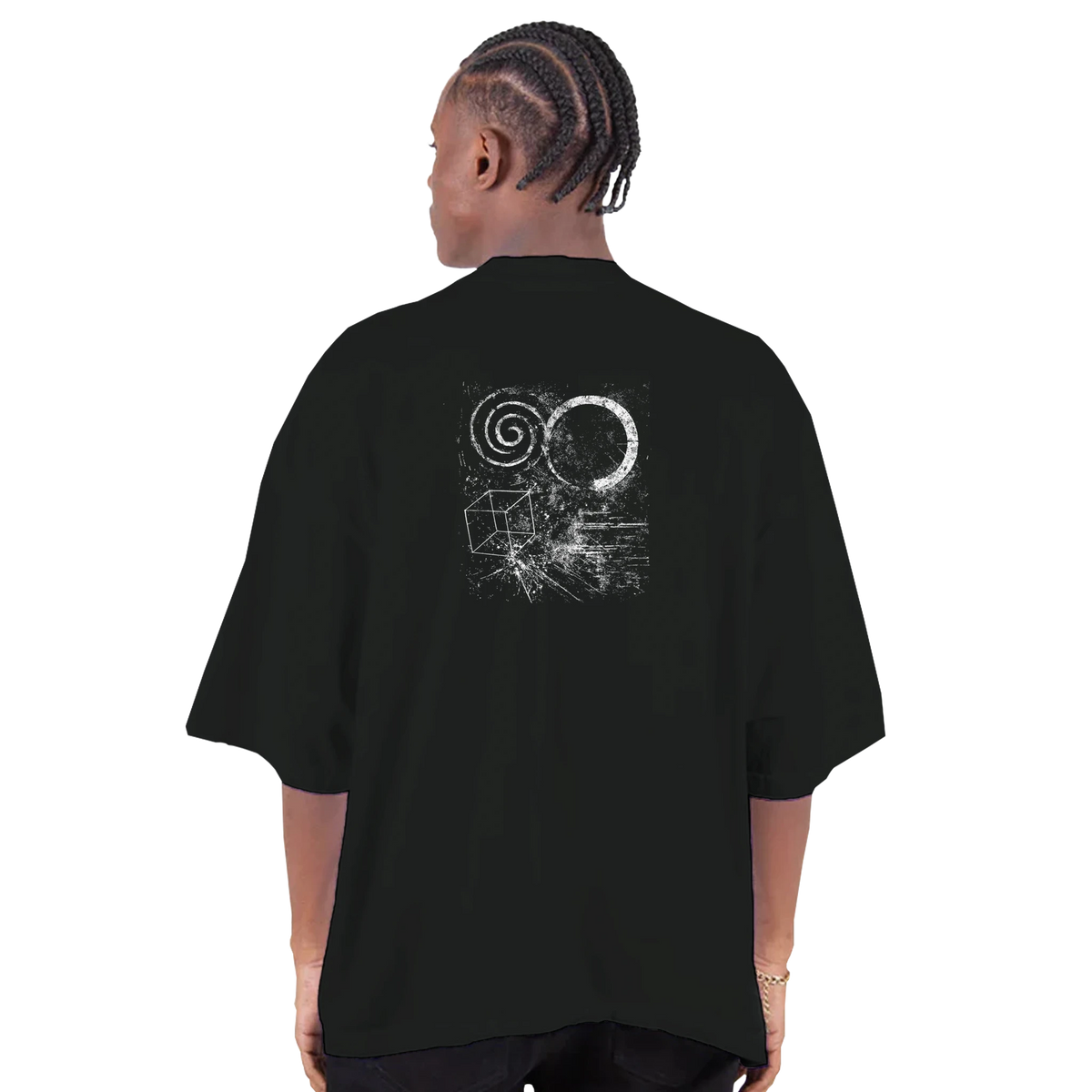喰われた符号 — ドロップショルダー・オーバーサイズTシャツ