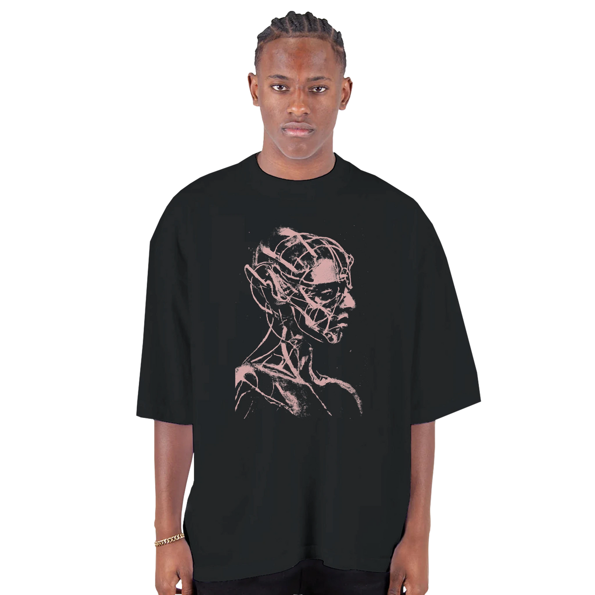 接ぎ木された身体 — ドロップショルダー・オーバーサイズTシャツ