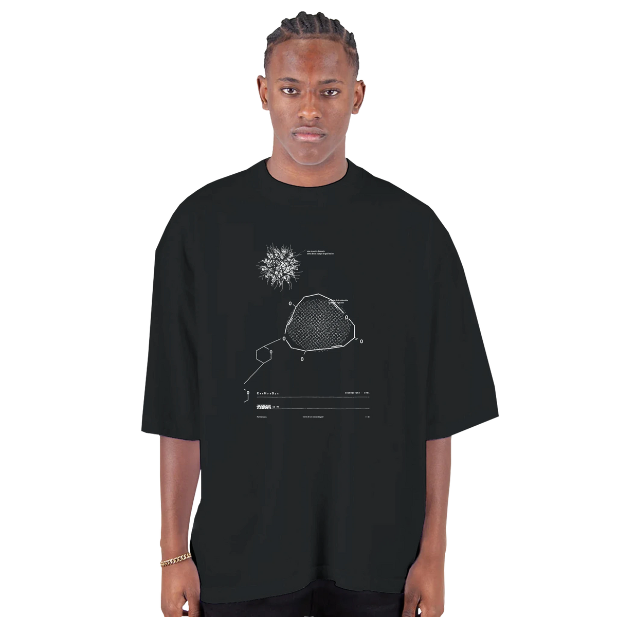 IVERMECTINA · Tierra de un Campo de Golf — Camiseta Oversized de Hombro Caído