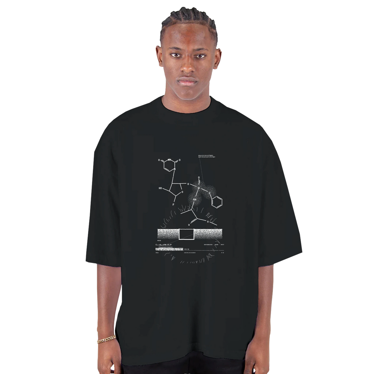 ソホスブビル · 管理ではなく治癒 — ドロップショルダー・オーバーサイズTシャツ