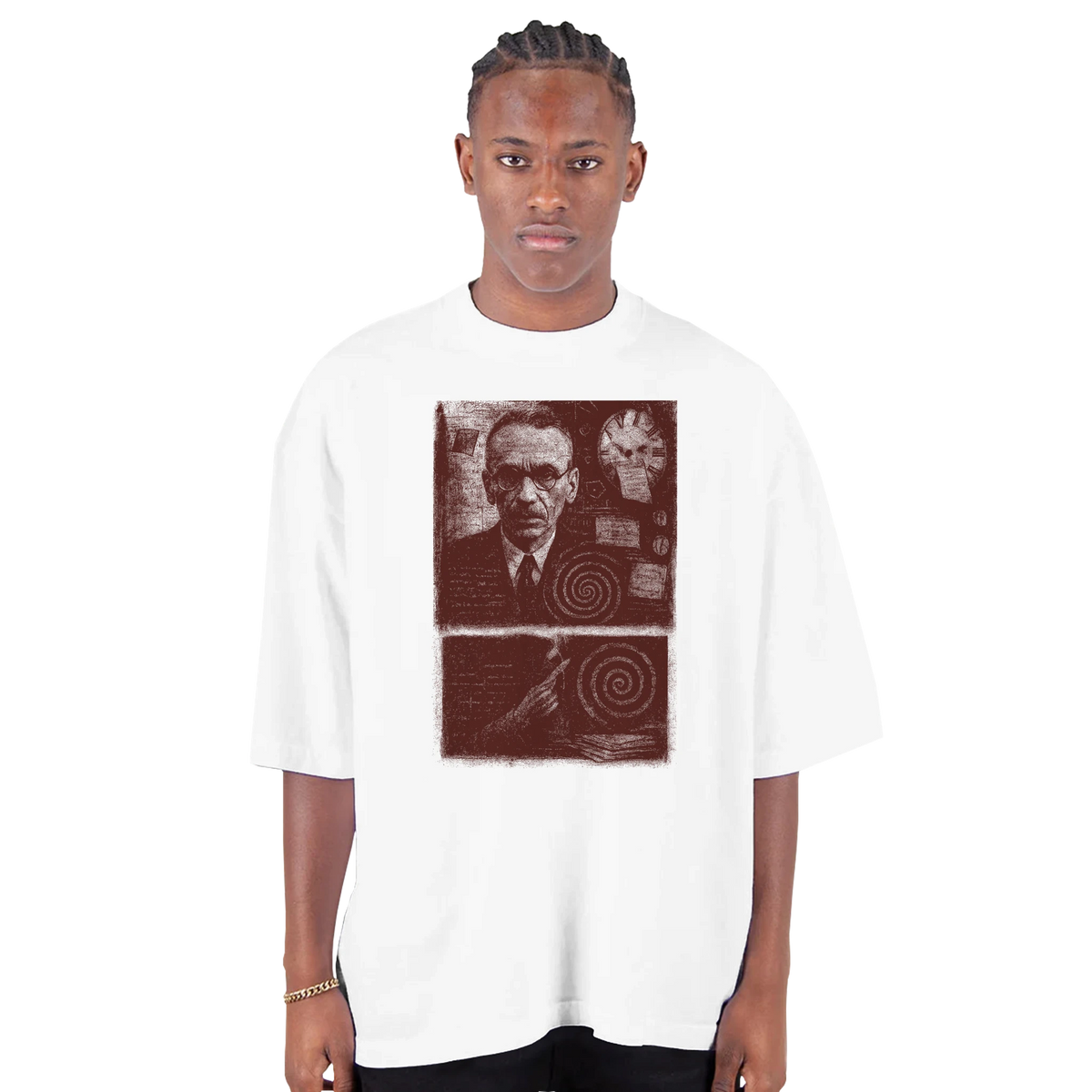 Logic of the Void — Oversized Drop-Shoulder T-Shirt
