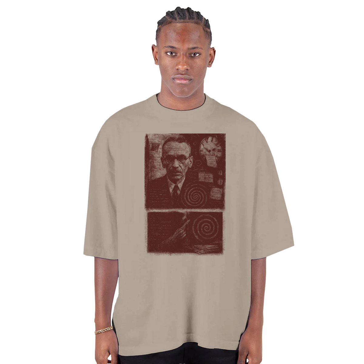Logic of the Void — Oversized Drop-Shoulder T-Shirt