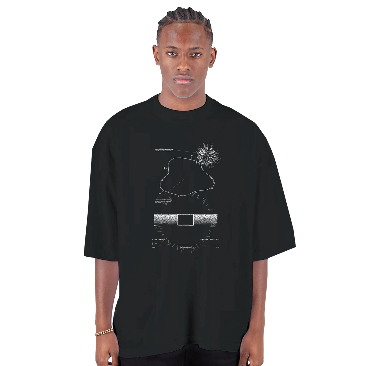 ラパマイシン · イースター島の土 — ドロップショルダー・オーバーサイズTシャツ