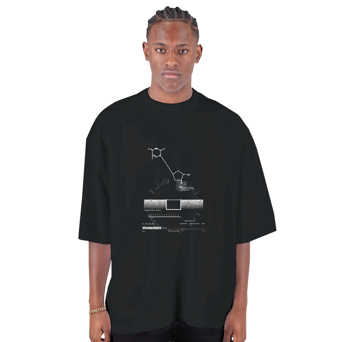 ZIDOVUDINE · A Failed Drug from 1964 — Oversized Drop-Shoulder T-Shirt