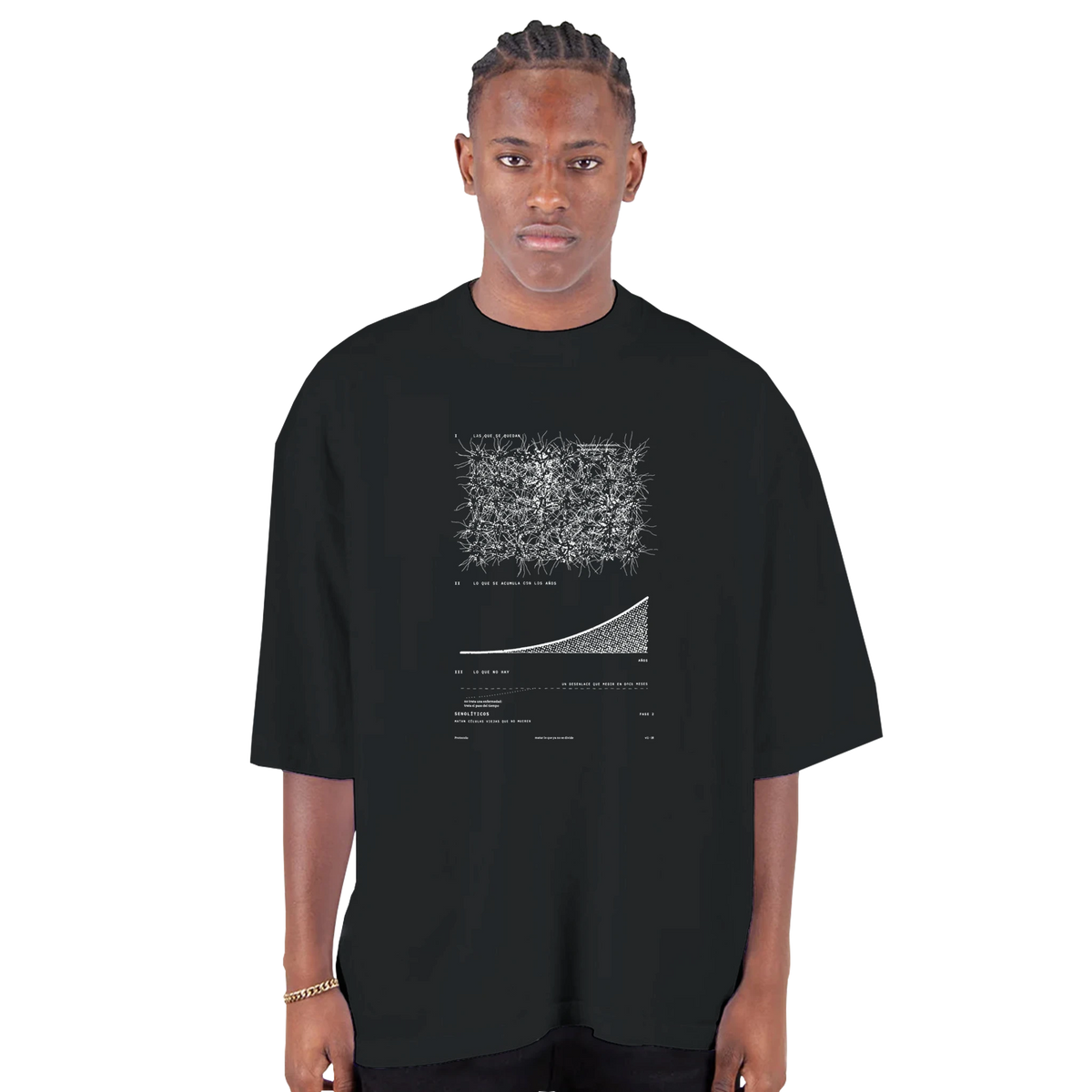 SENOLYTICS · Killing What No Longer Divides — Oversized Drop-Shoulder T-Shirt