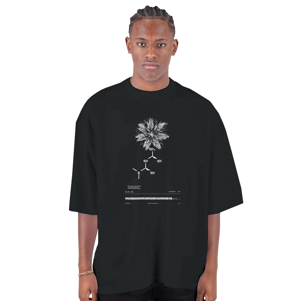 METFORMIN · The Plant That Killed Sheep — Oversized Drop-Shoulder T-Shirt