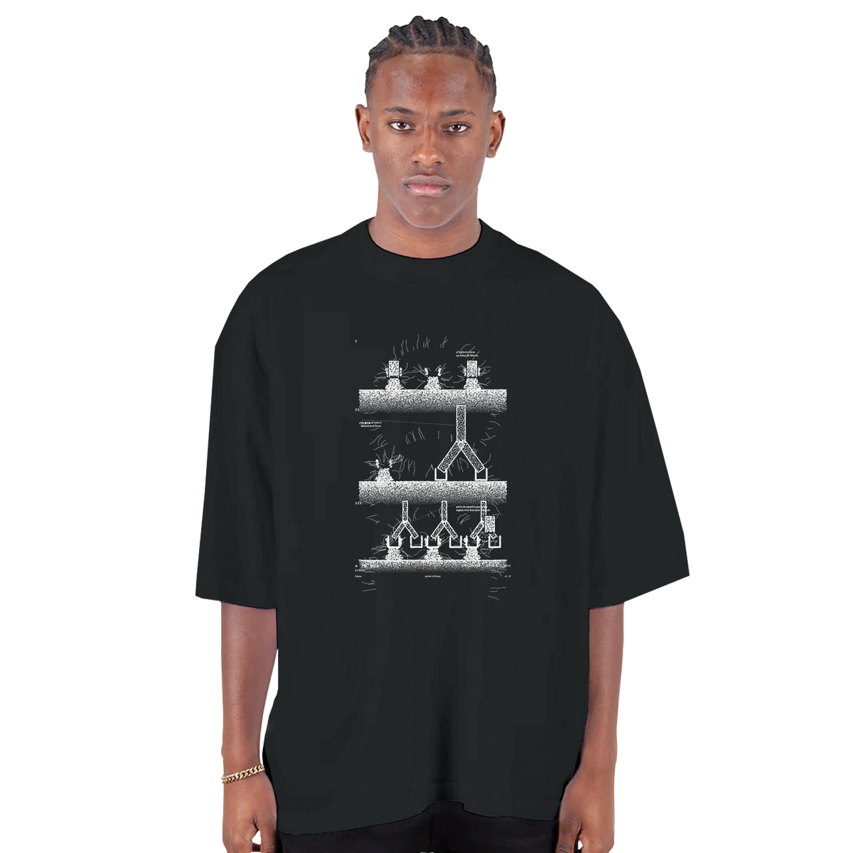 イピリムマブ · 制動を外す — ドロップショルダー・オーバーサイズTシャツ