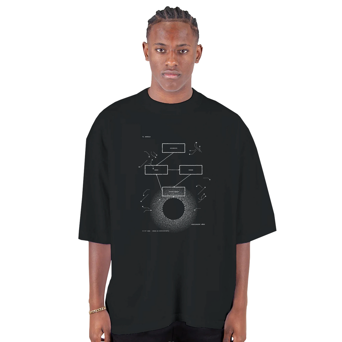 The Model — Oversized Drop-Shoulder T-Shirt