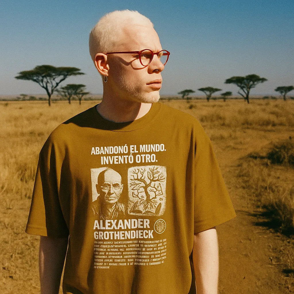 Abdicación del Infinito — Camiseta Oversized de Hombro Caído