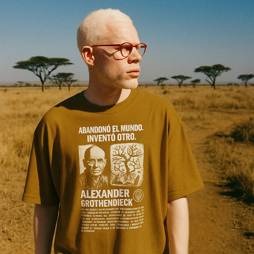 Abdicación del Infinito — Camiseta Oversized de Hombro Caído