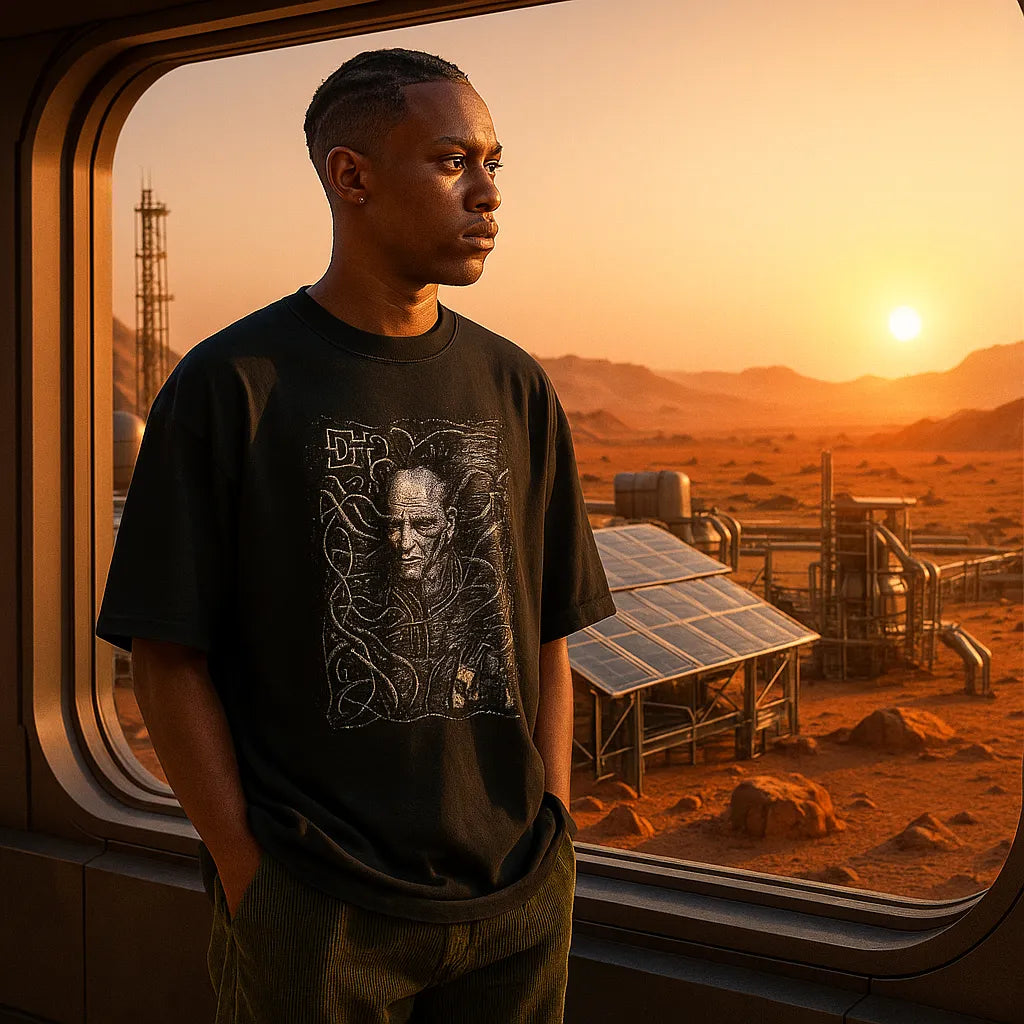 喰われた符号 — ドロップショルダー・オーバーサイズTシャツ