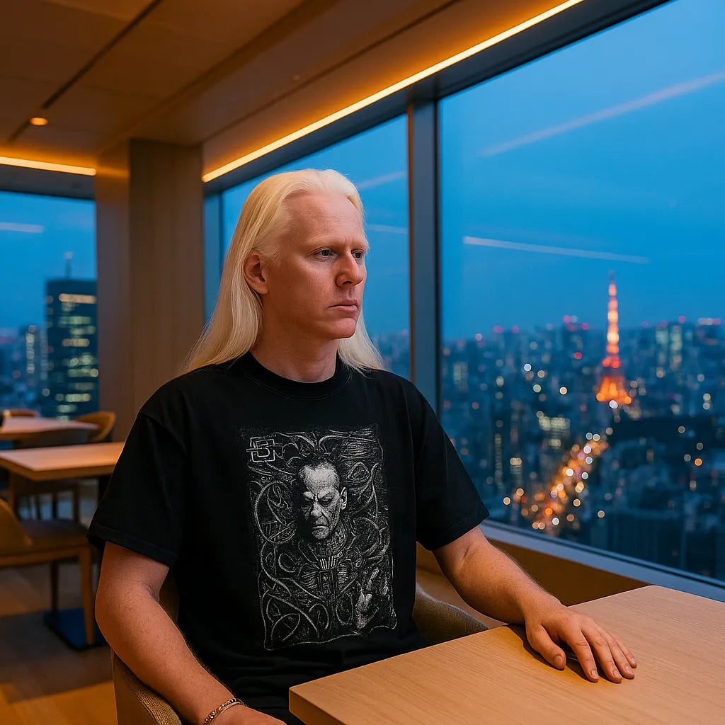 喰われた符号 — ドロップショルダー・オーバーサイズTシャツ